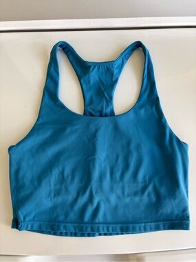 Paragon Fitwear Teal Racerback Sports Crop